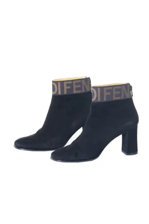 Suede Logo Boots