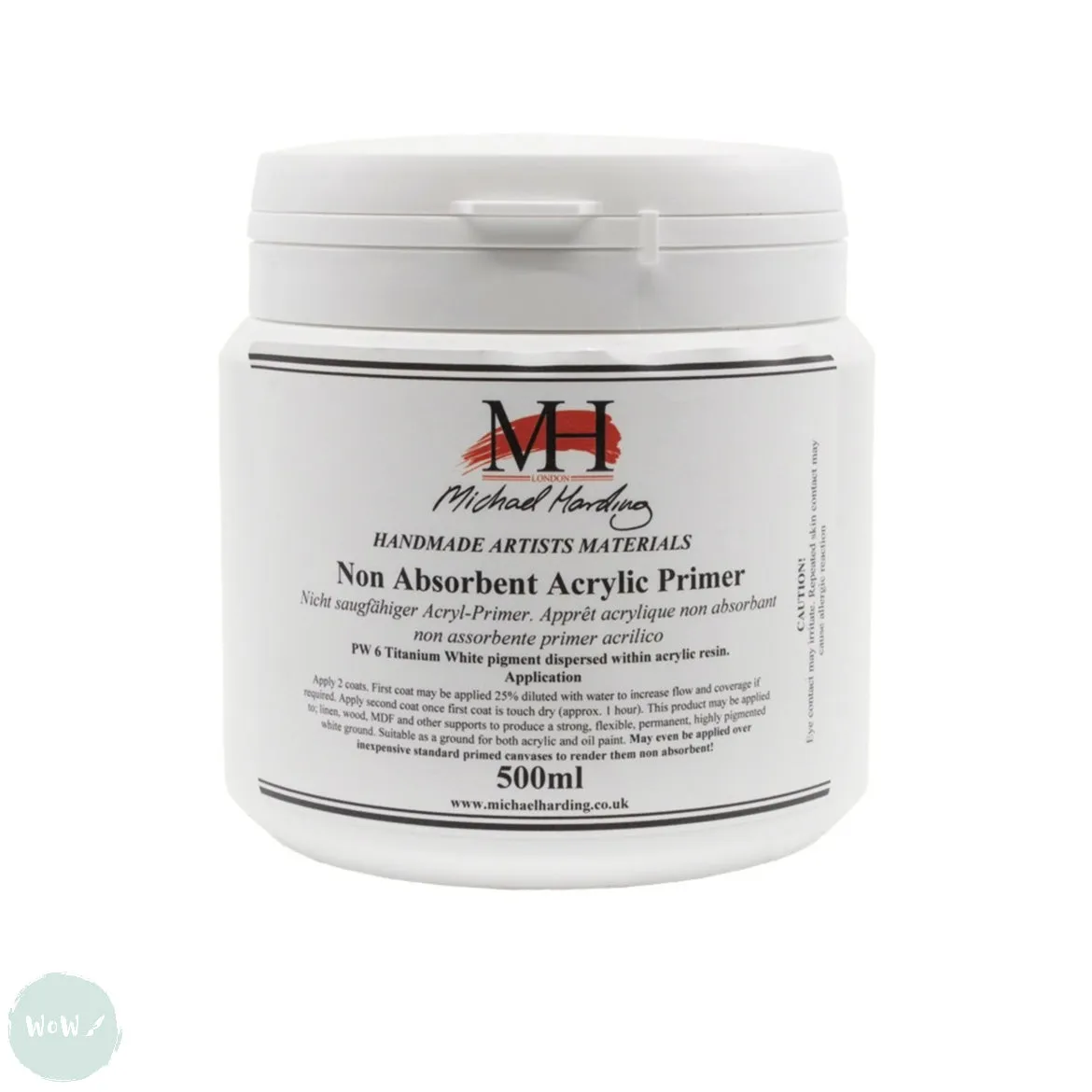 SURFACE PREPARATION - 	Michael Harding Non Absorbent Acrylic Primer 500ml