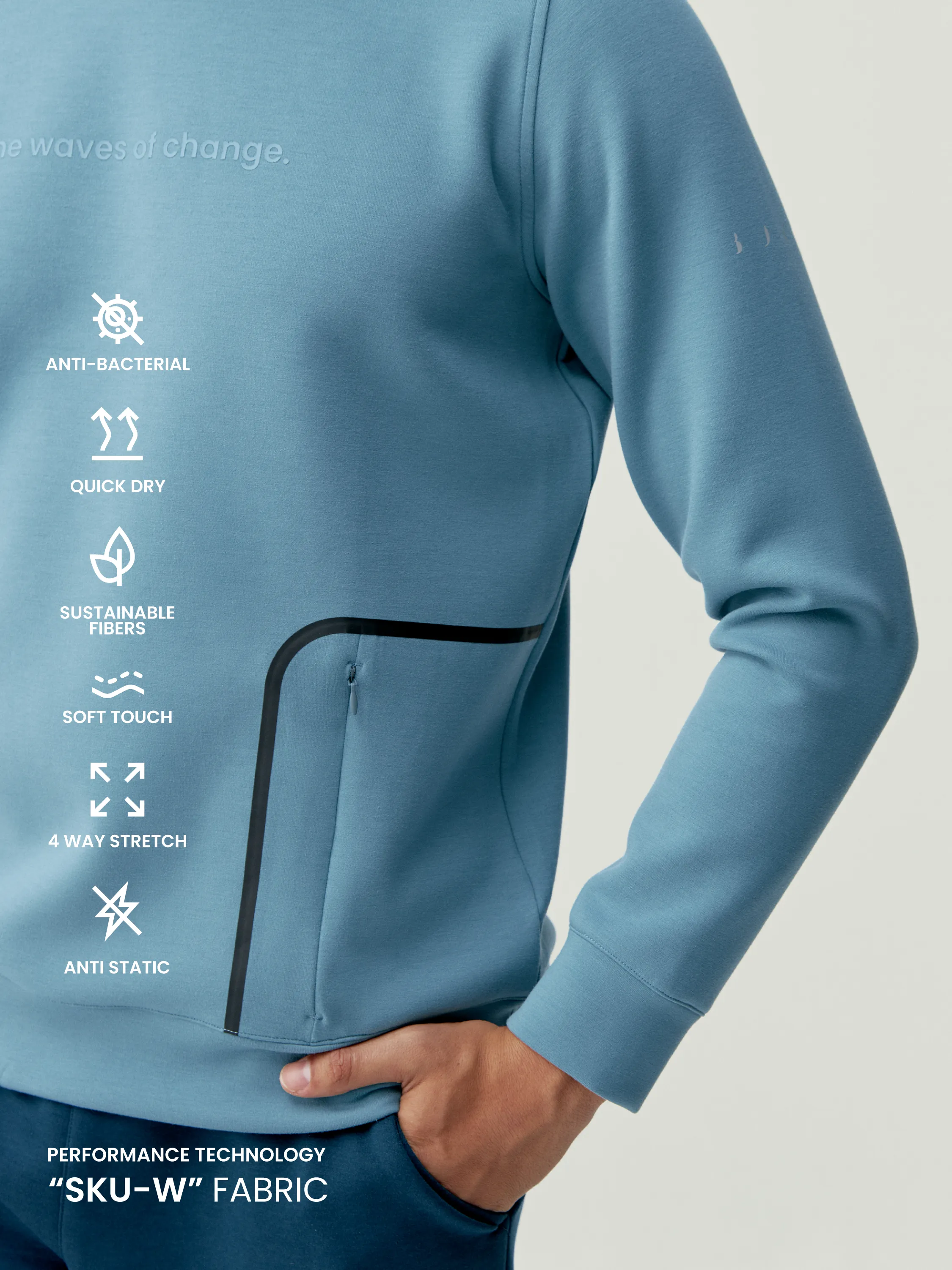 Sweatshirt Yangtse Citadel Blue