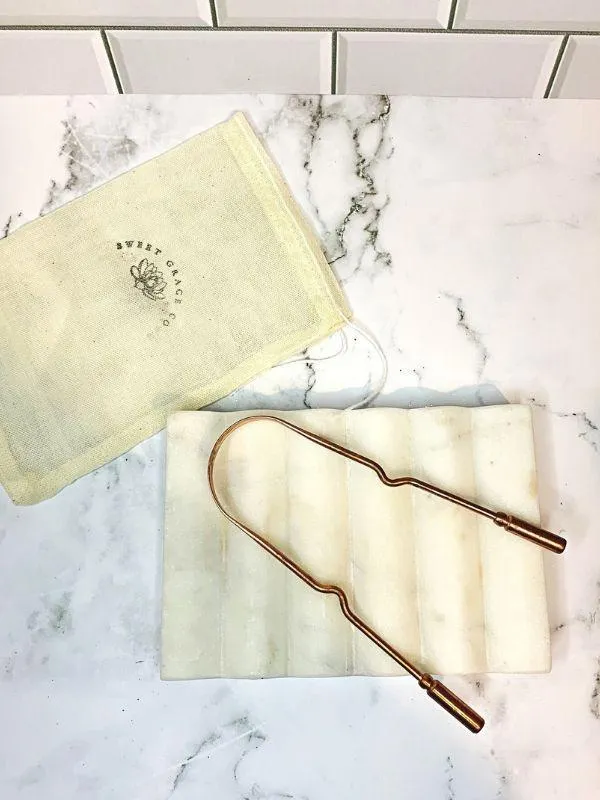 Sweet Grace Co Copper Tongue Scraper