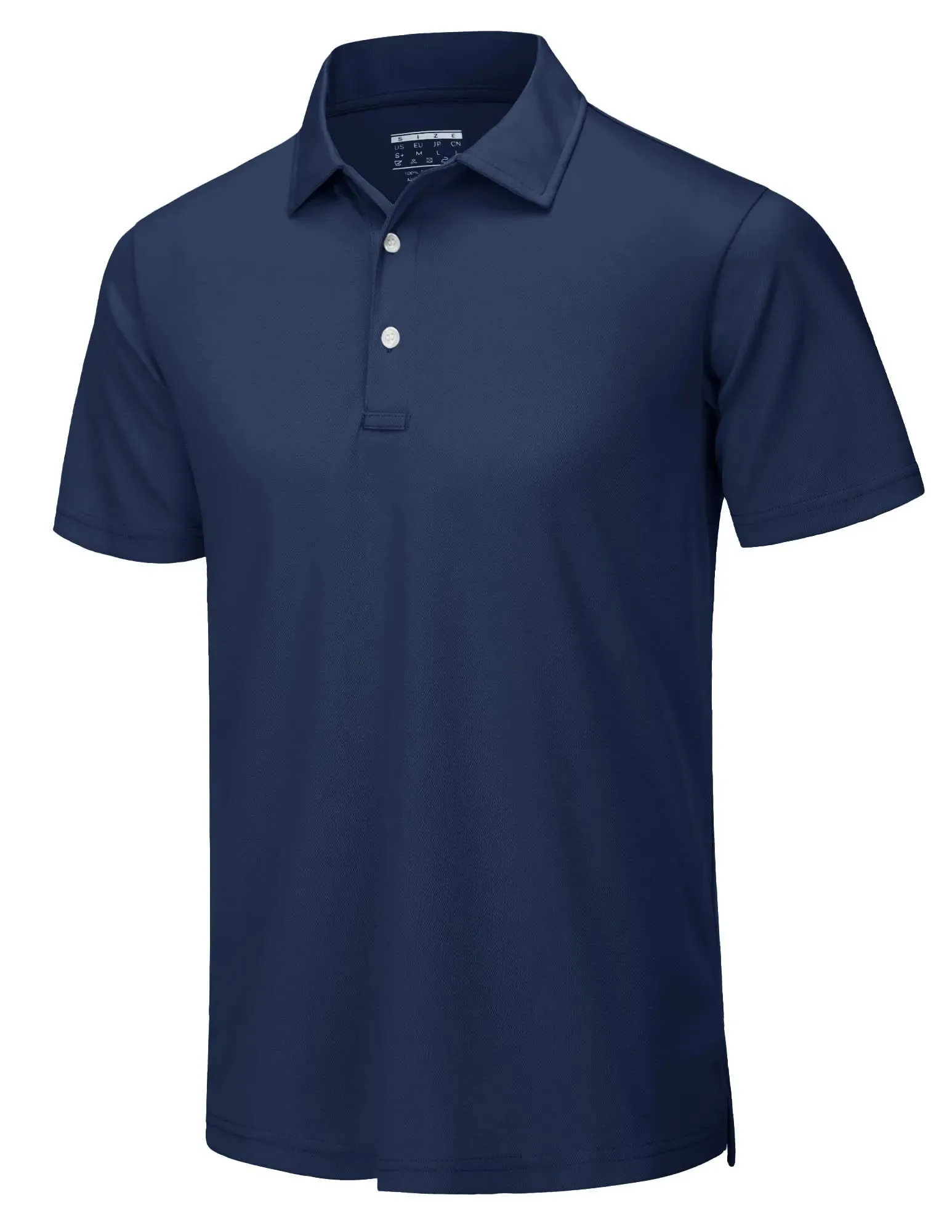TACVASEN Summer Quick Dry Short Sleeve Polo Shirt