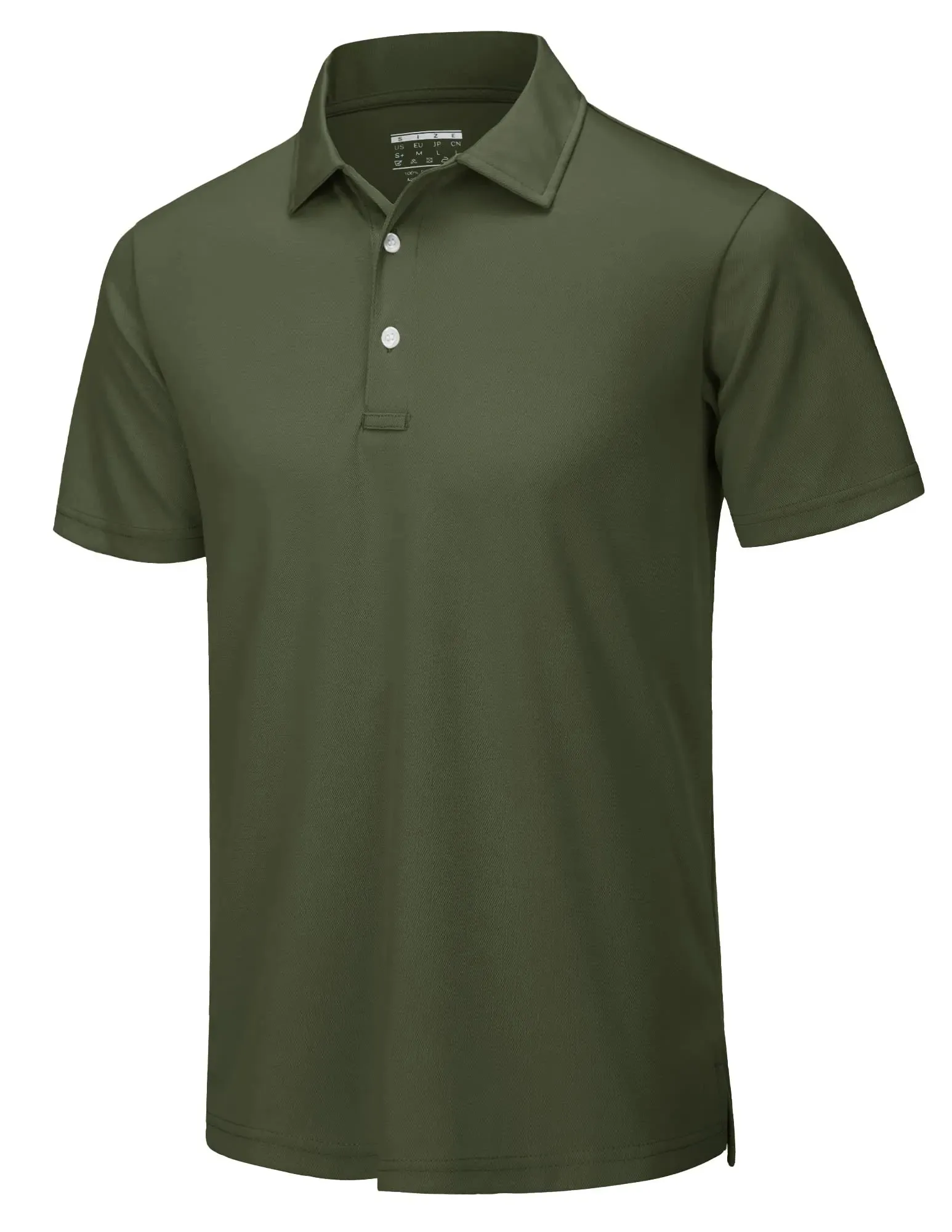 TACVASEN Summer Quick Dry Short Sleeve Polo Shirt