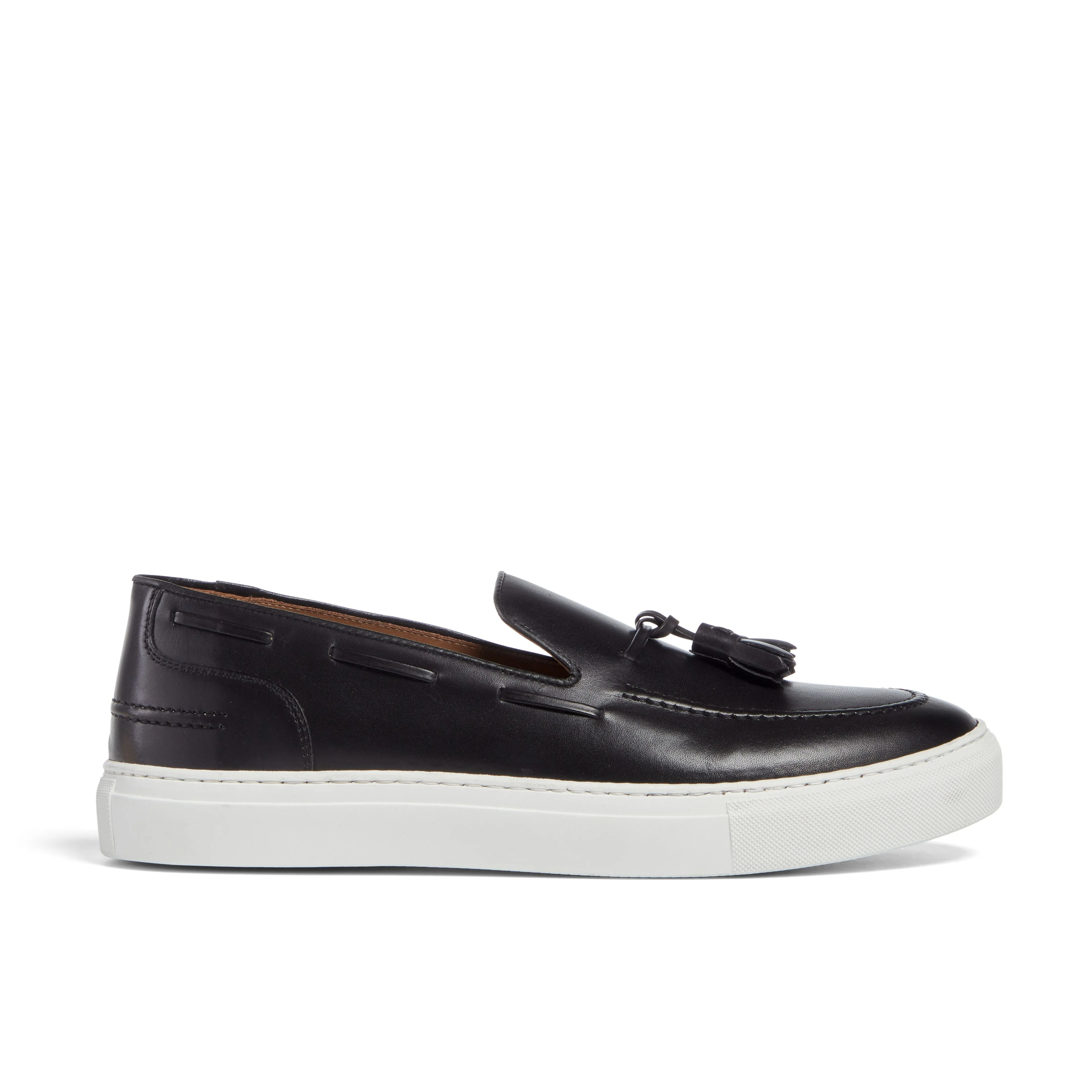 TASSEL SPORT SLIP ON | BLACK