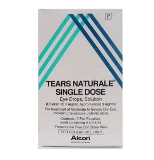 Tears Naturale Single Dose Eye Drops 28 x 0.4ml - Dry Eye Drops