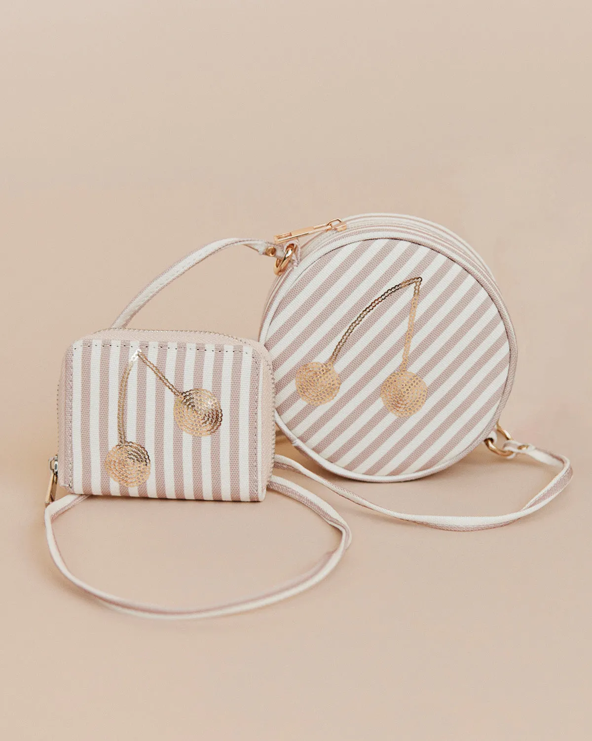 TIFFANYSK BAG - Peach off white