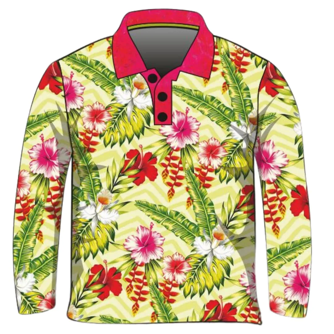 Tropical | Chevron Tropical Fishing Shirt ★Pre-Order★