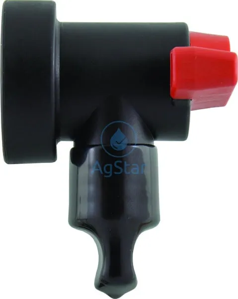 TWS BOOM-END  FLUSH VALVE, VITON  SEALS, LONG HANDLE