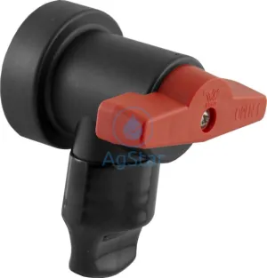 TWS BOOM-END  FLUSH VALVE, VITON  SEALS, LONG HANDLE