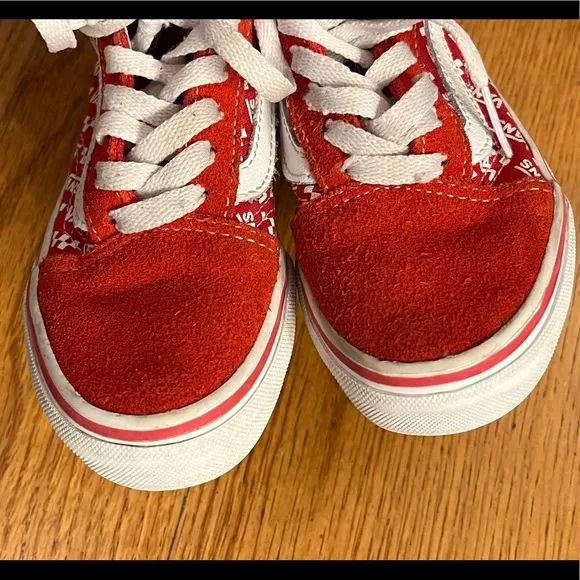 Vans Kid’s Suede Sneaker, Red