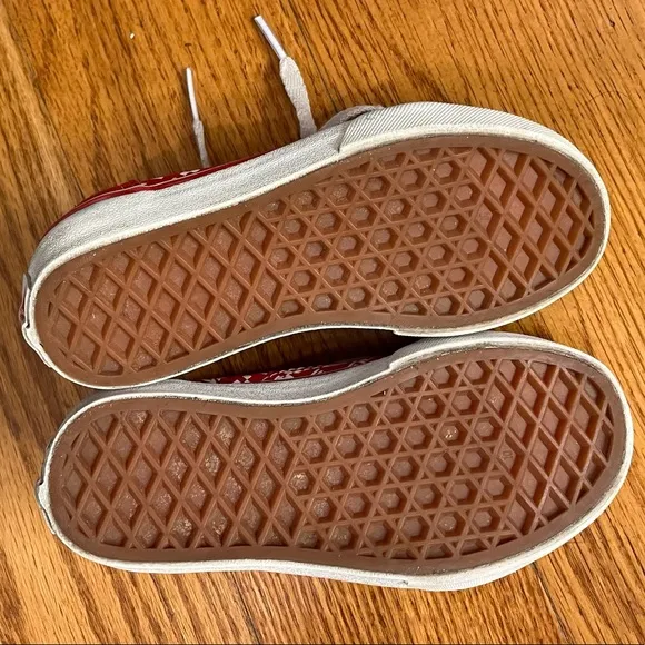 Vans Kid’s Suede Sneaker, Red
