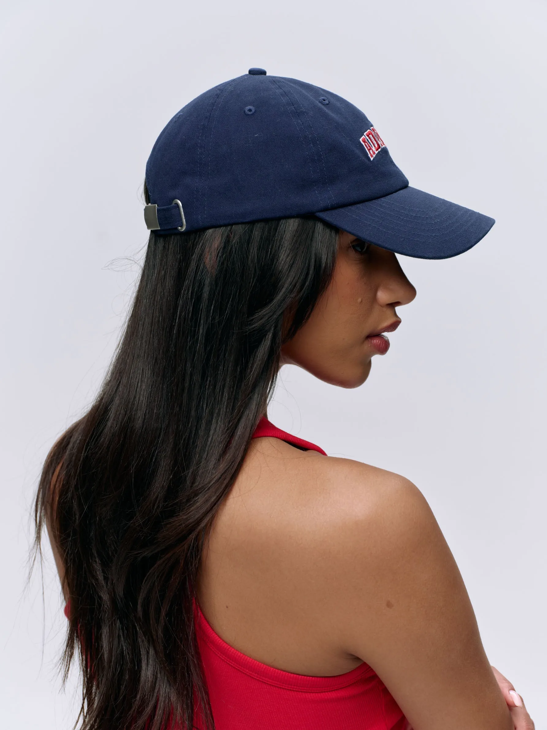 Varsity Cap  - Navy Blue/Red