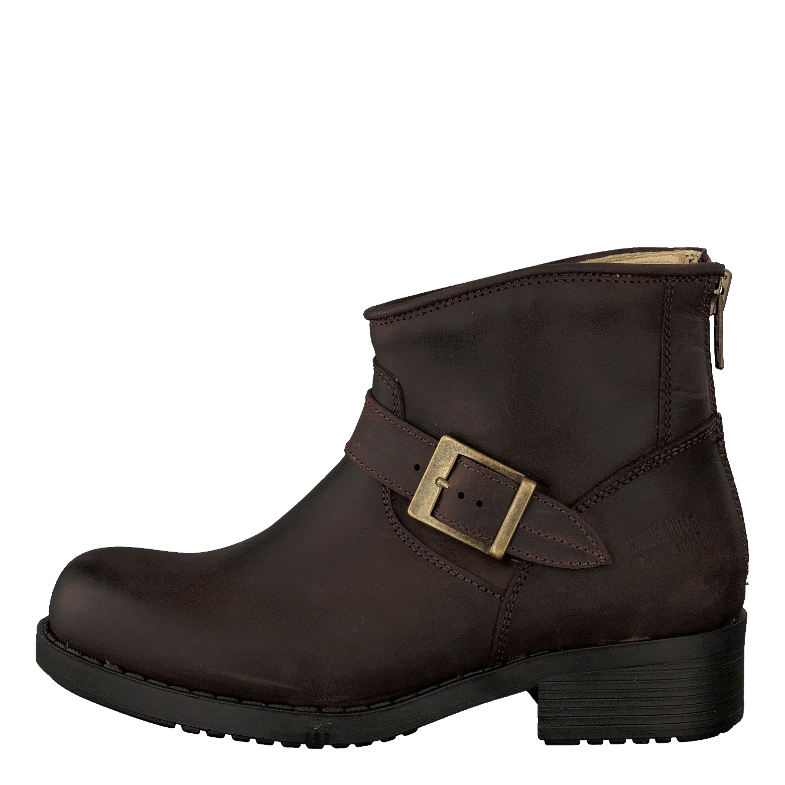 Very Low Boot Zip Back Brown/Gold