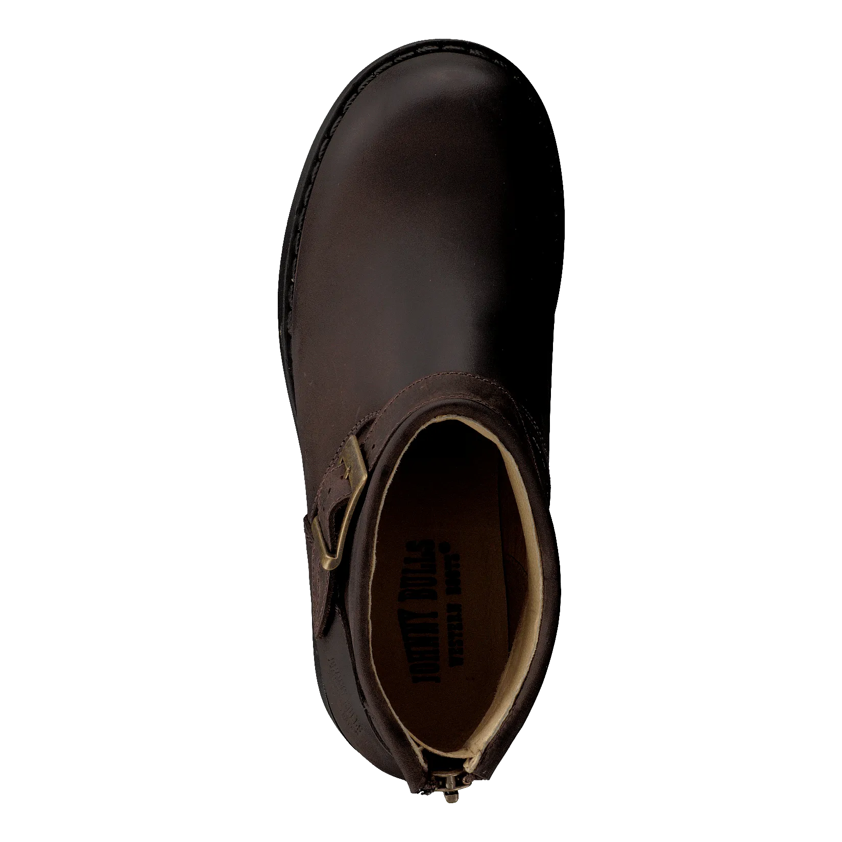 Very Low Boot Zip Back Brown/Gold