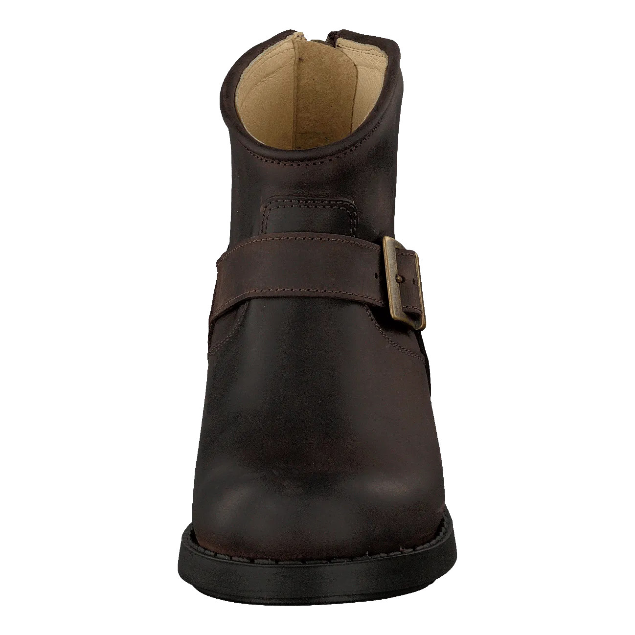 Very Low Boot Zip Back Brown/Gold