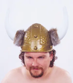 Viking Helmet Gold One Size