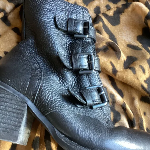 Vince Camuto Black Leather Boots