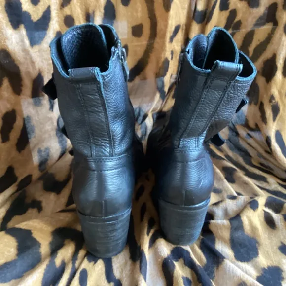 Vince Camuto Black Leather Boots