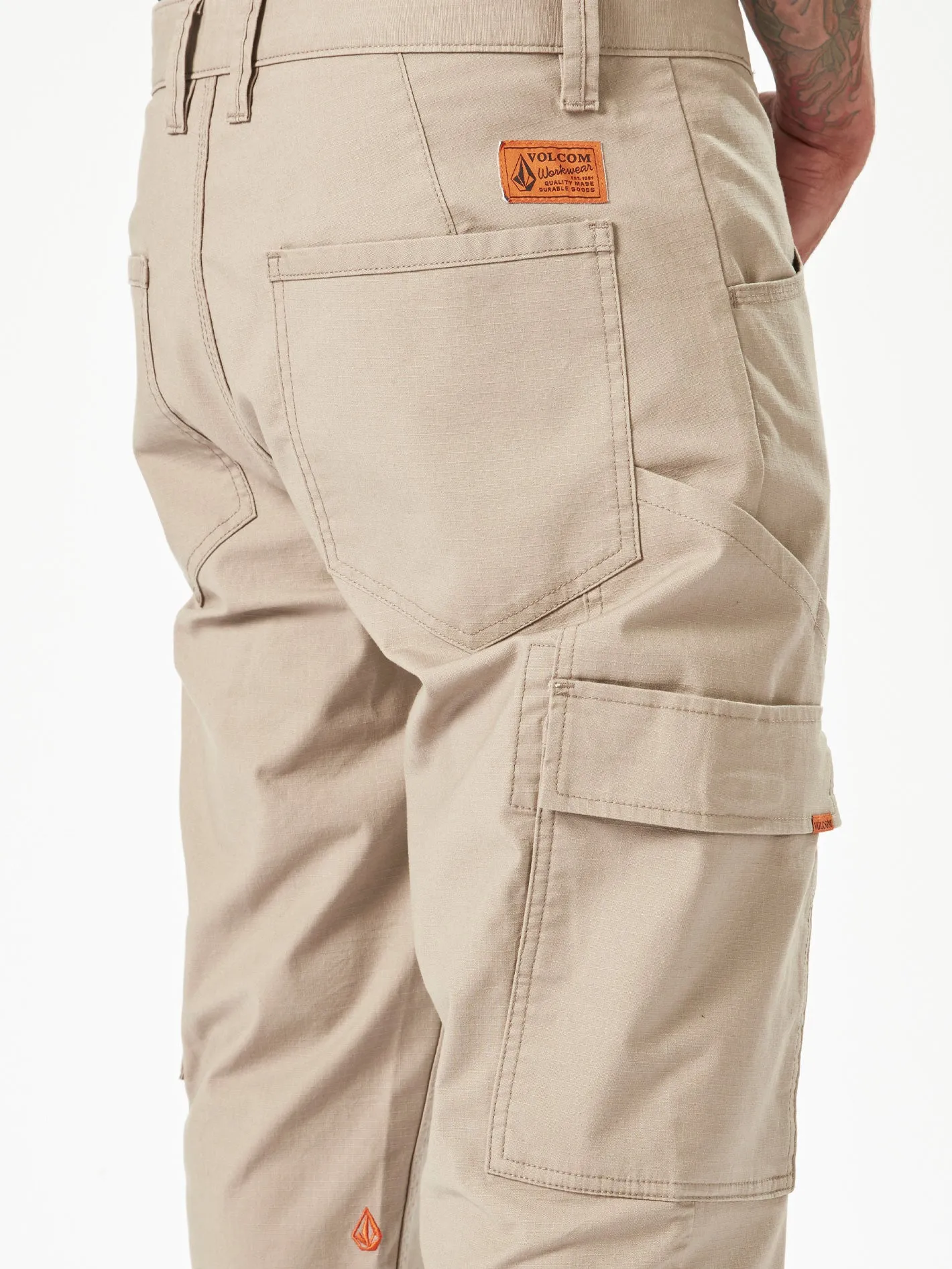Volcom Workwear Meter Light Work Pant - Brindle