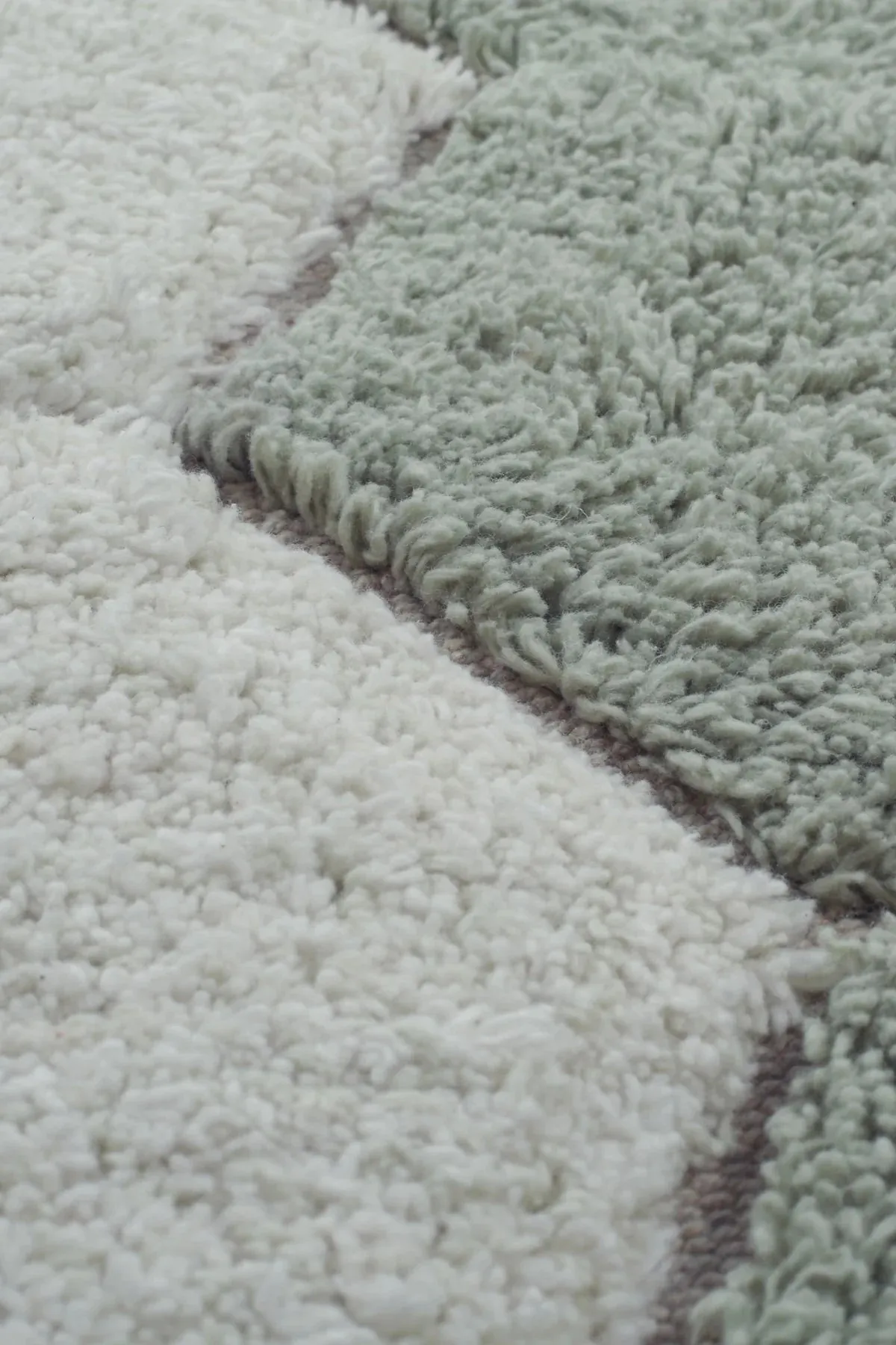 Washable Round Honeycomb Rug by Lorena Canals