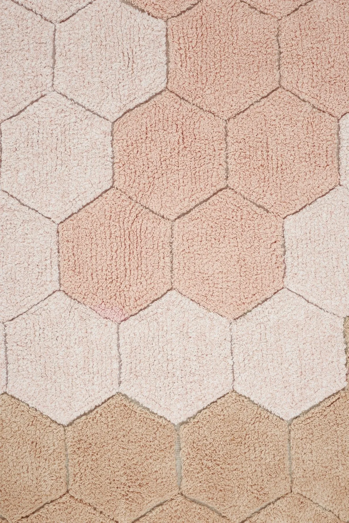 Washable Round Honeycomb Rug by Lorena Canals