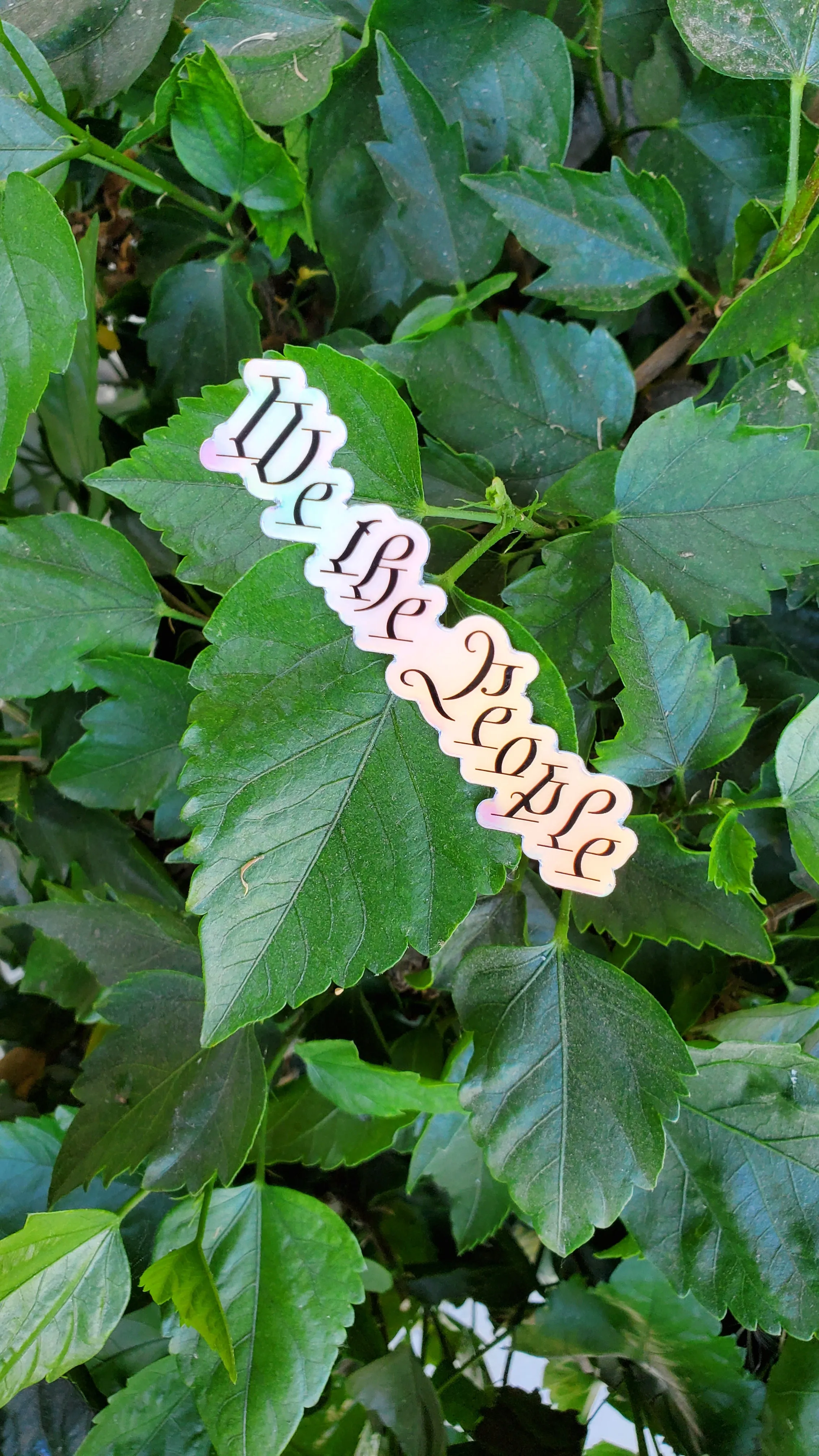 We the People Halographic Stickers