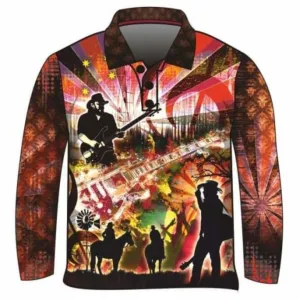 Western | Country Music Rusty Fishing Shirt ★Pre-Order★