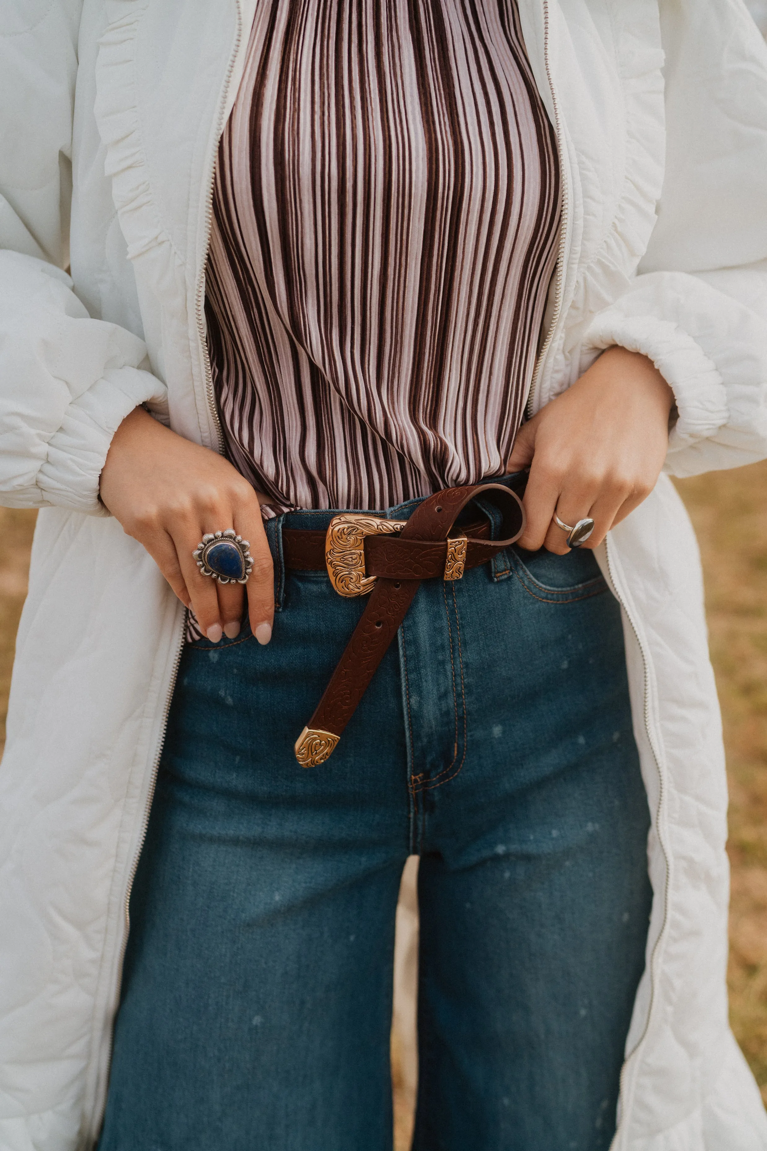 Western Leather Belt