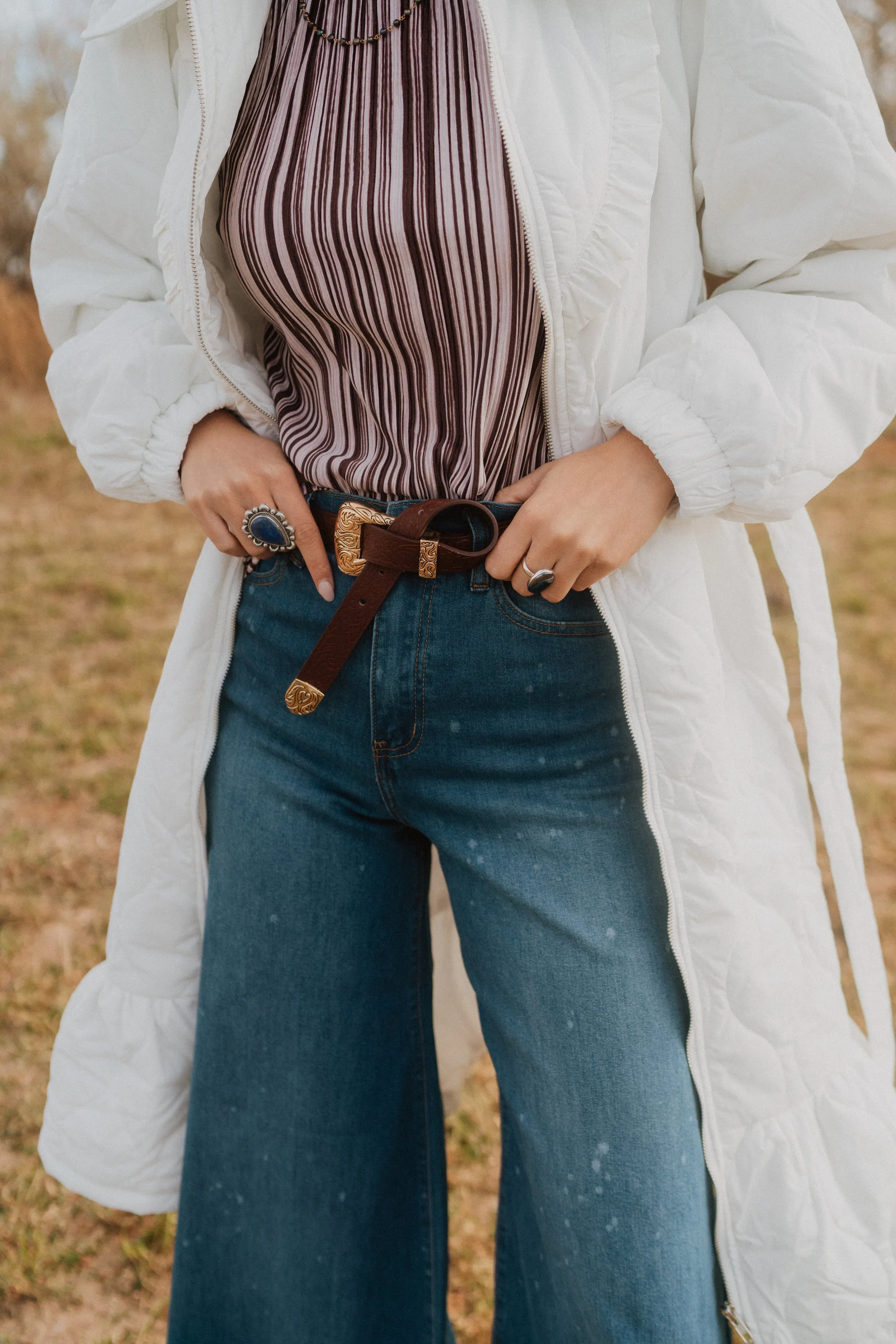 Western Leather Belt