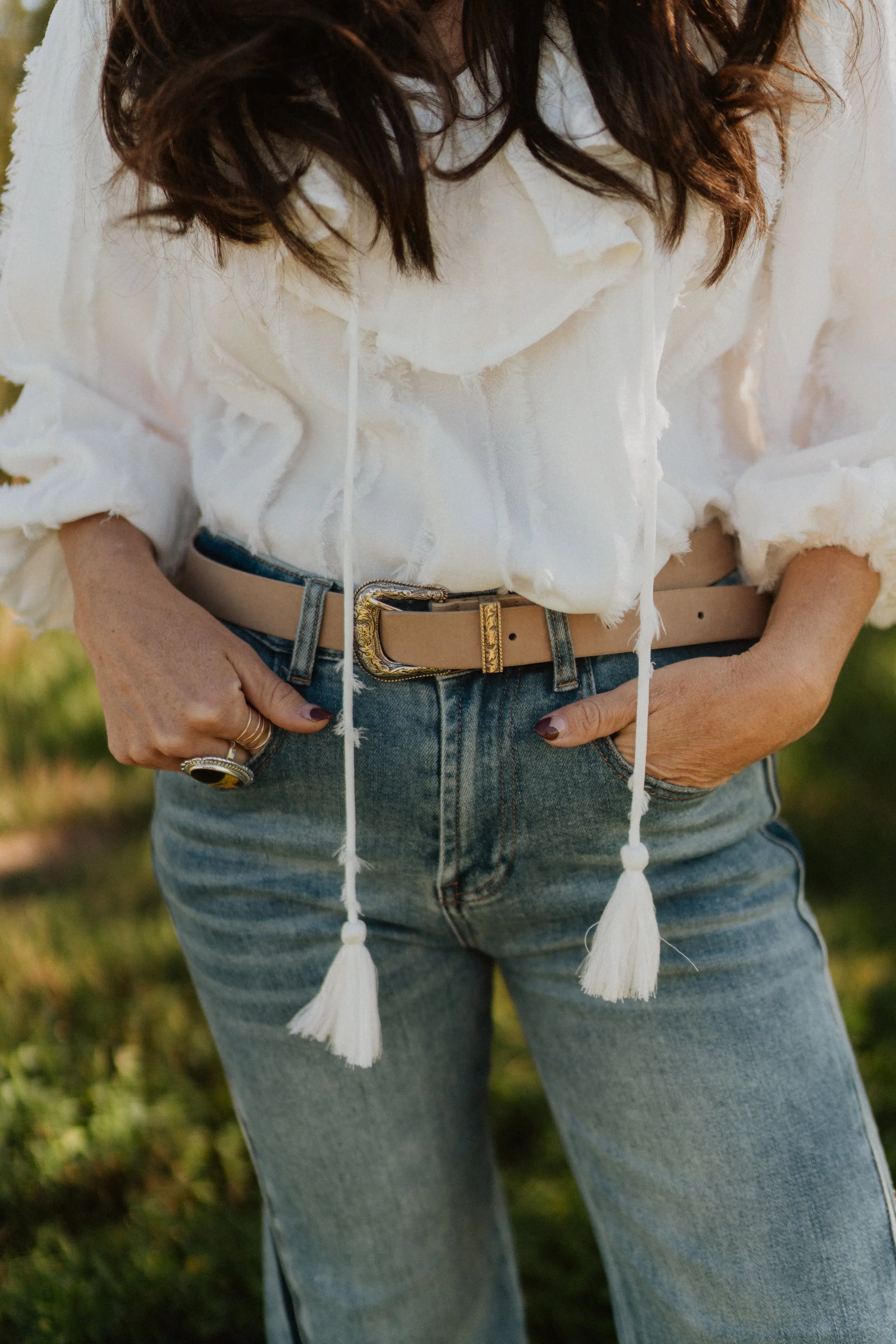 Western Leather Belt