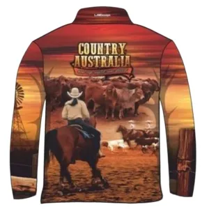 Western | Sun Up to Sun Down Fishing Shirt ★Pre-Order★