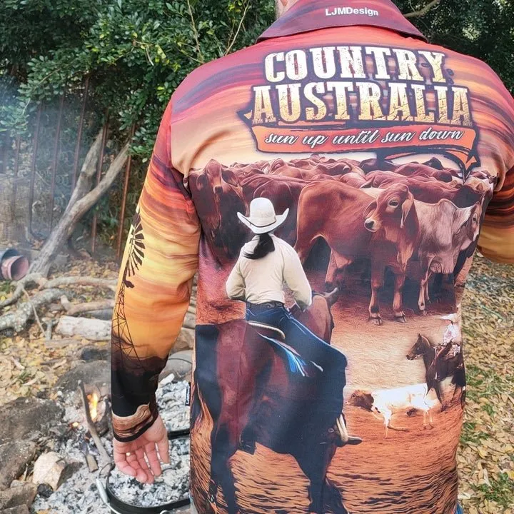 Western | Sun Up to Sun Down Fishing Shirt ★Pre-Order★