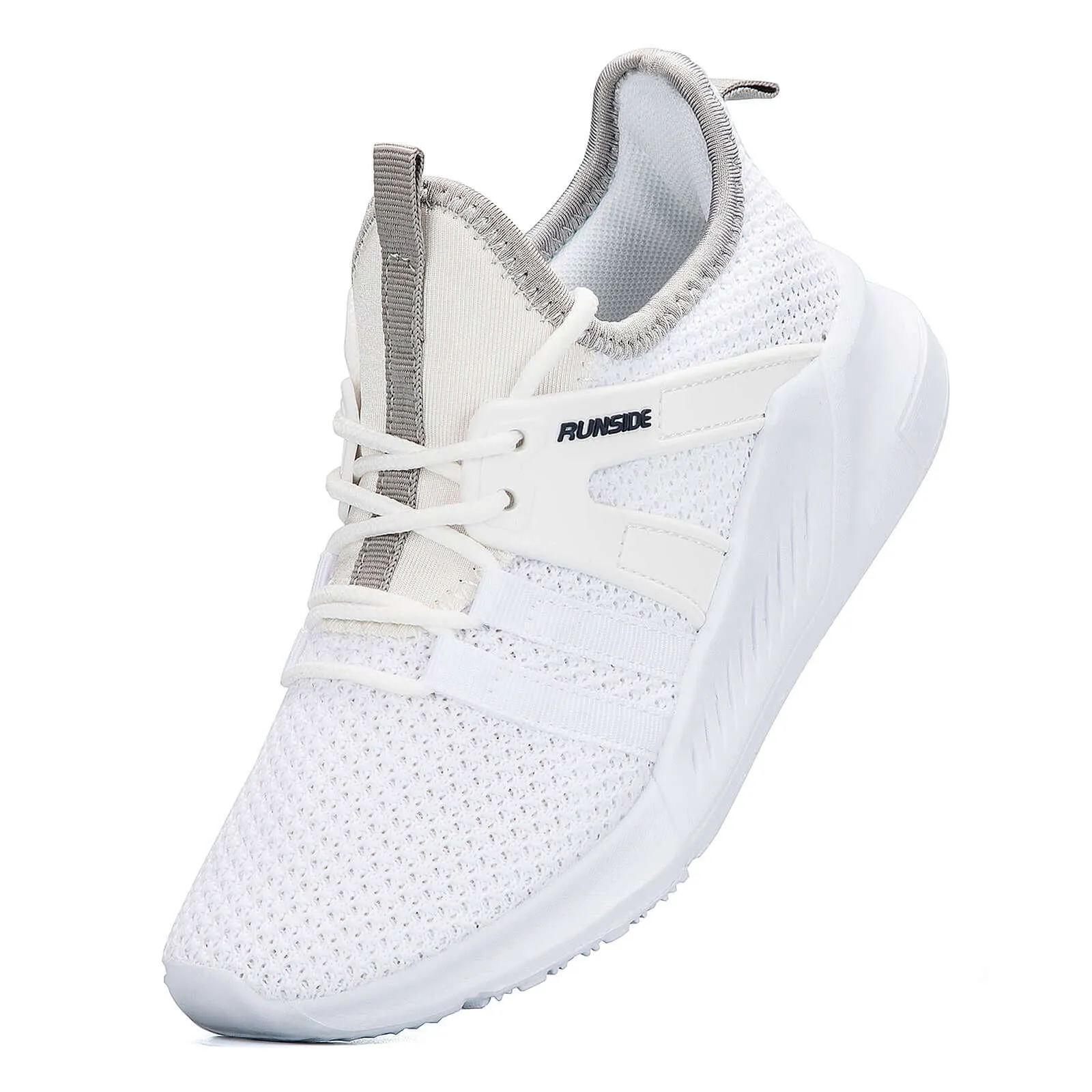White/Pink/Black Lightweight Breathable Tennis Sneakers