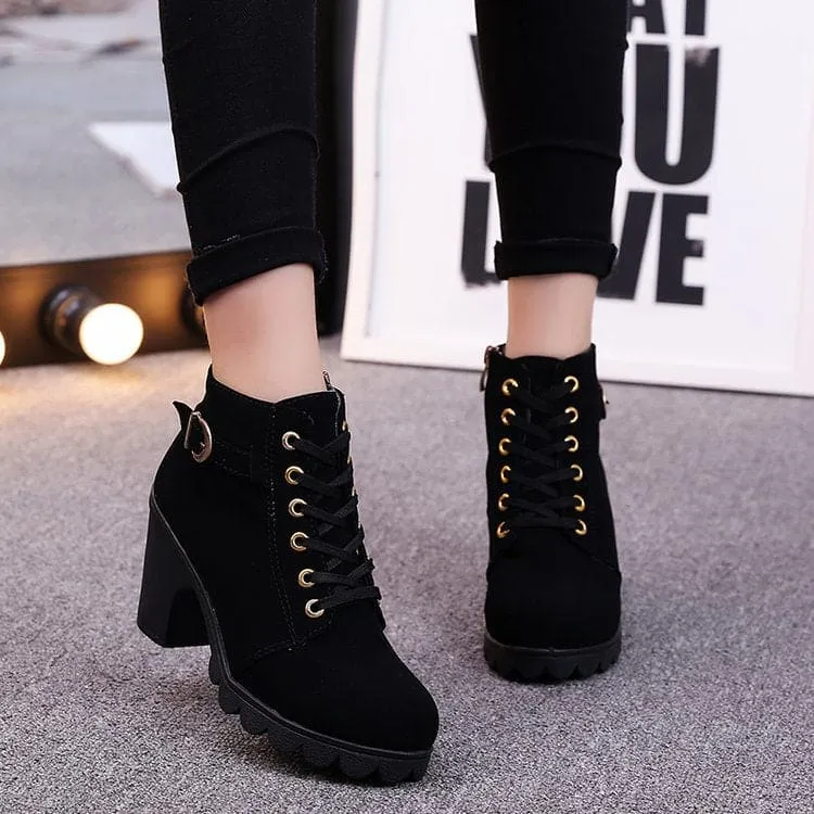 Woman Cross strap booties