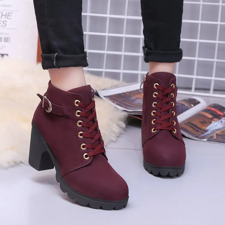Woman Cross strap booties