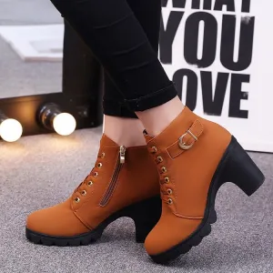 Woman Cross strap booties