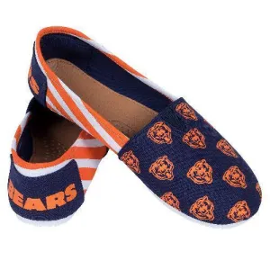 Women's Chicago Bears Canvas Stripe Shoes