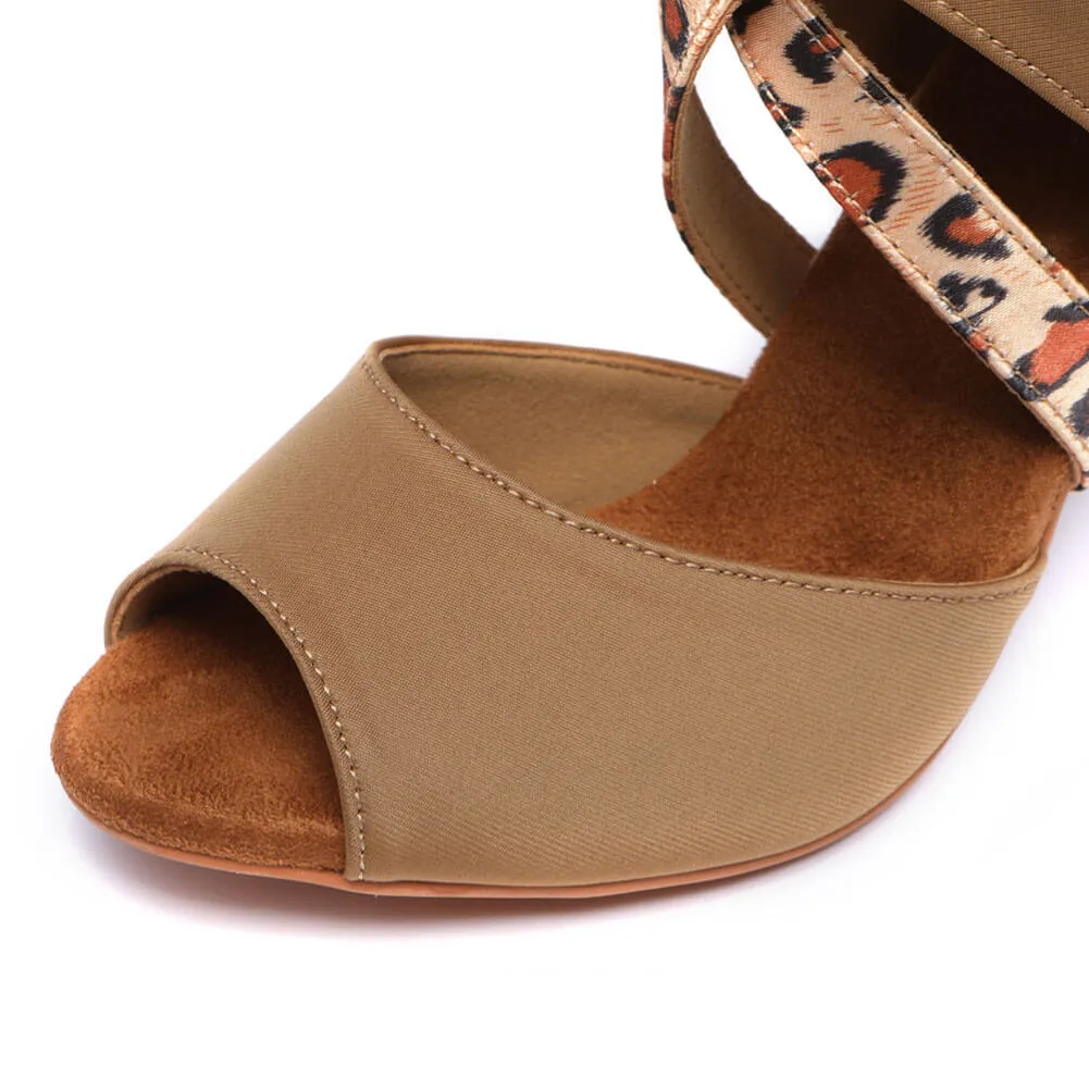 Women's Peep Toe High Heel Ankle Boots