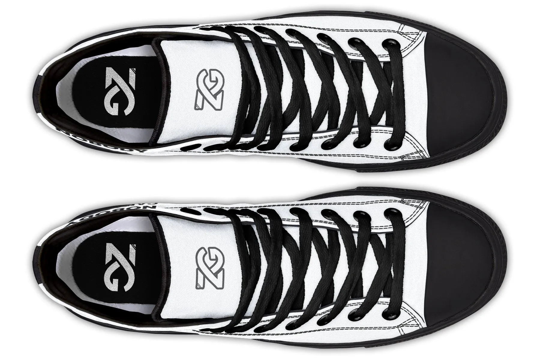 Work Harder White - High Tops