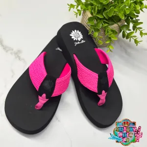 Yellowbox Frizzle Flipflops - Neon Pink