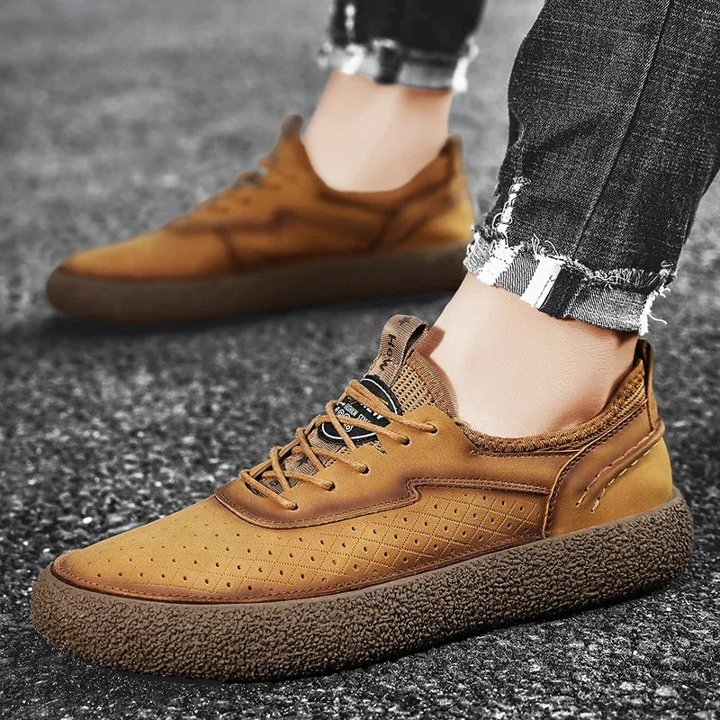 ZANE LEATHER SNEAKERS