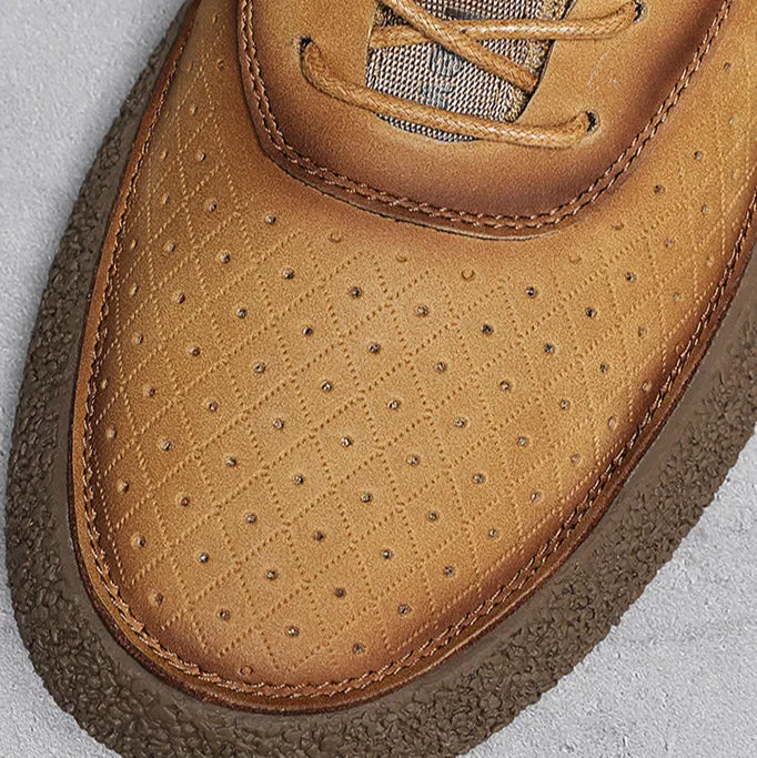 ZANE LEATHER SNEAKERS