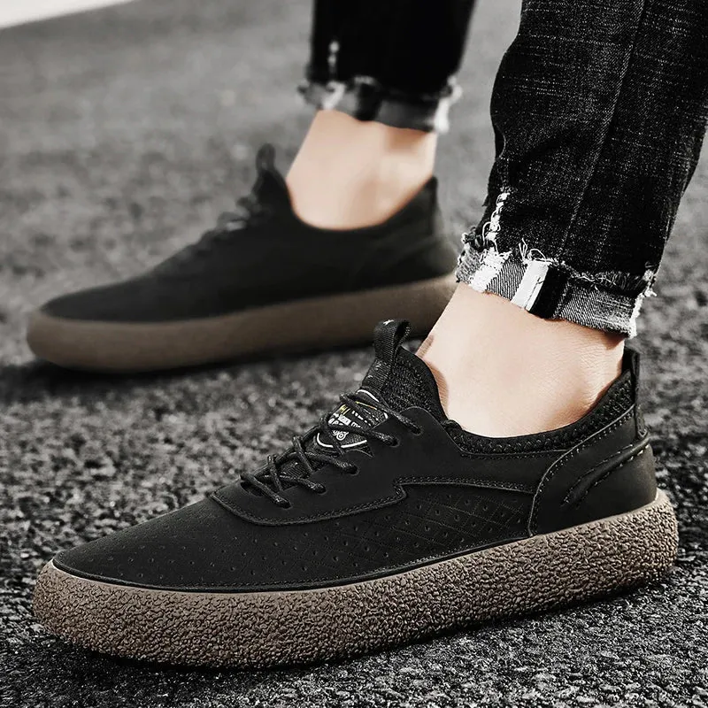 ZANE LEATHER SNEAKERS