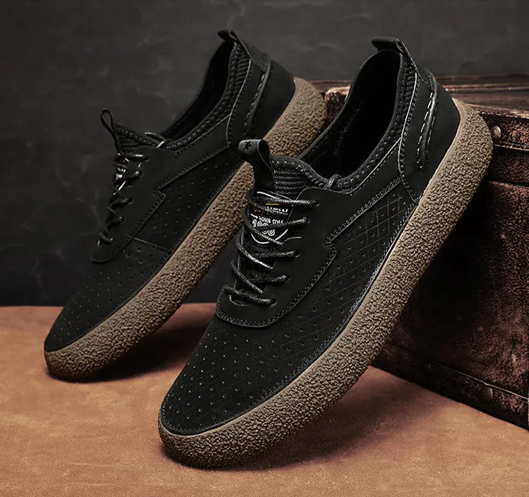 ZANE LEATHER SNEAKERS