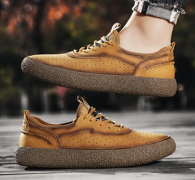 ZANE LEATHER SNEAKERS