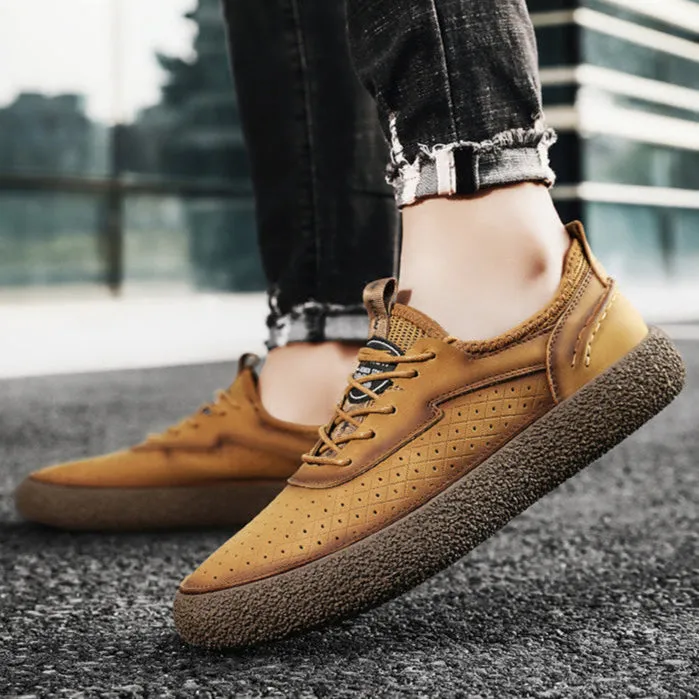 ZANE LEATHER SNEAKERS