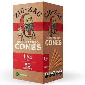 Zig Zag Unbleached Cone
