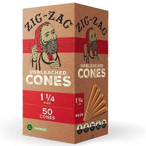 Zig Zag Unbleached Cone