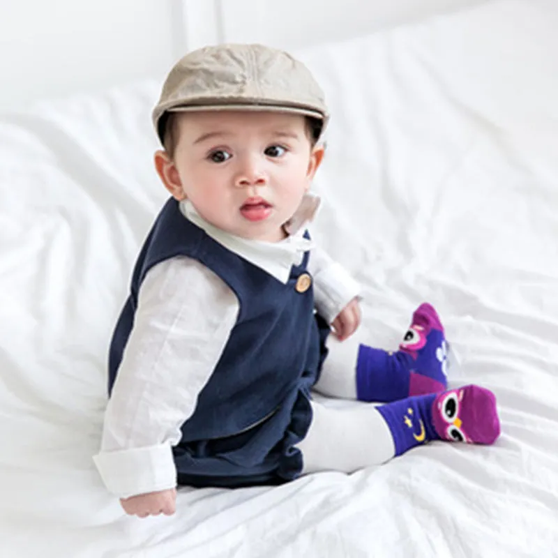 Zoo Owl Non-Slip Socks V1287